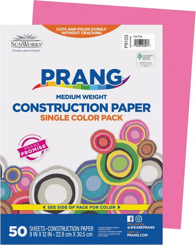 Vista 16 de Prang (Formerly SunWorks) Papel de construcción, gris, 9 x 12 pulgadas, 50 hojas