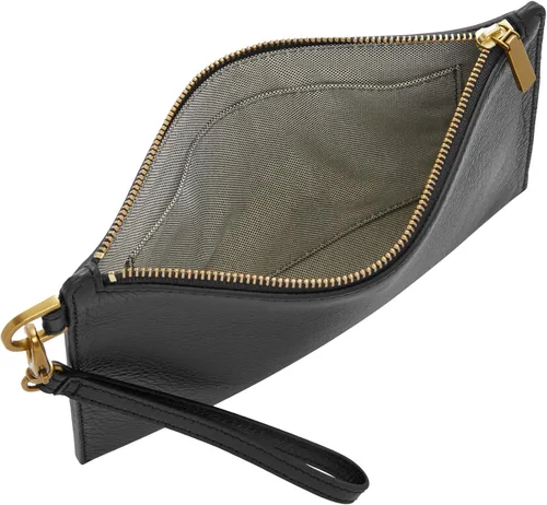 Vista 3 de Fossil Cartera de cuero para mujer con correa extraíble
