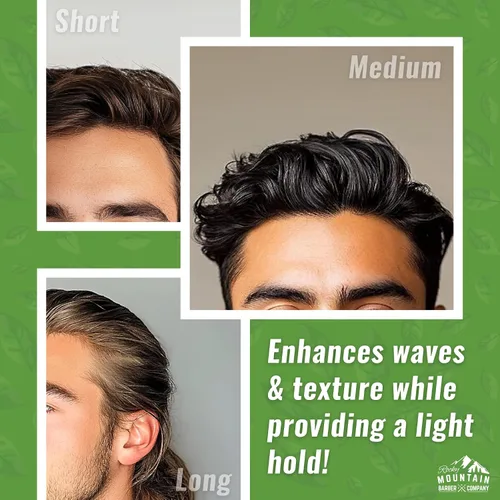 Vista 2 de Crema de peinado para hombre – Peina tu cabello en cuestión de segundos – Producto de peinado rápido con un ligero agarre reutilizable y bajo brillo