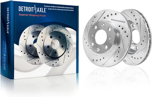 Vista 13 de Detroit Axle - Kit de freno delantero para Honda Odyssey 1999-2004 2001-2002 MDX Rotores de freno de disco Pinza de freno de disco con soporte
