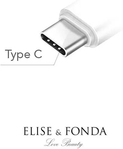 Vista 6 de ELISE & FONDA TP199 Tipo-C Puerto de carga USB Crystal Anti Dust Plug Little Love Heart Cell Phone Charm para Samsung/OnePlus/Xiaomi/oppo Teléfono