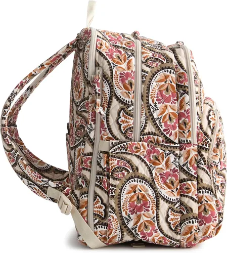 Vista 5 de Vera Bradley Mochila Bancroft XL de algodón prémium para mujer, Tamaño único