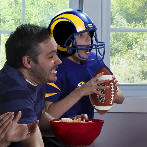 Vista 7 de Franklin Sports - Conjunto de uniforme de la NFL para niños y niñas uniforme de fútbol americano juvenil, incluye casco, camiseta y pantalones