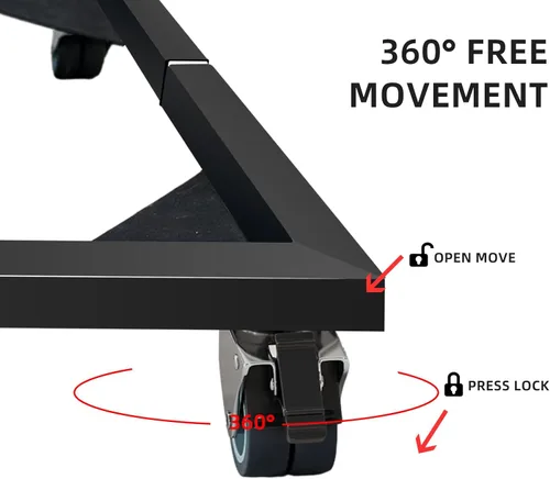 Vista 5 de Soporte para Ahumador de Servicio Pesado – Base Móvil Universal para Ahumadores Eléctricos (Vertical/Digital), Construcción Totalmente de Acero