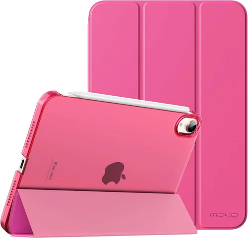 Vista 41 de MoKo Funda para iPad mini 7 (A17 Pro) Generación 2024, Funda para iPad mini 6 2021, Funda Protectora Delgada y Ligera de 8.3 Pulgadas con Carcasa