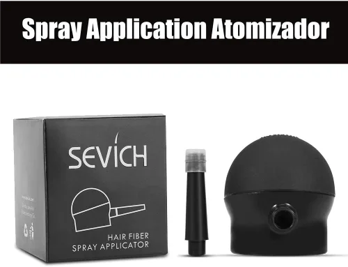 Vista 2 de Yosoo Health Gear Aplicador de fibra capilar, bomba aplicadora de fibra capilar, aplicación de spray profesional Atomizador para fibras