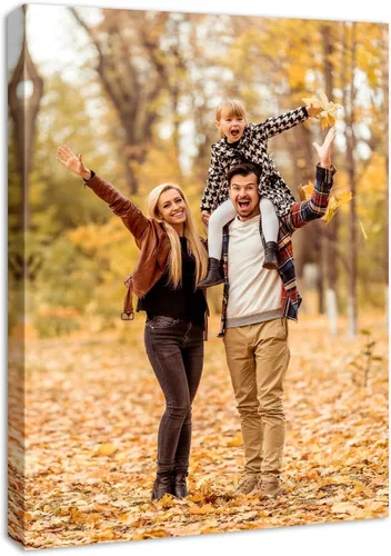Vista 30 de YYYYHPP Impresiones en lienzo con tus fotos, arte de pared personalizado de foto a lienzo, impresión en lienzo para boda, familia, bebé, mascotas