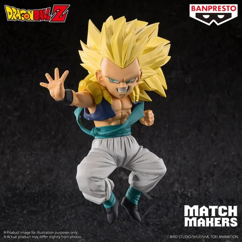 Vista 4 de Banpresto - Dragon Ball Z - Super Saiyan 3 Gotenks (vs Majin Buu) Figura de Match Makers
