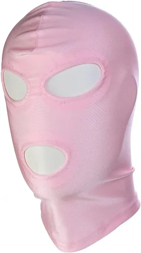 Vista 2 de Zentai - Máscara de capucha de elastano, elástica, transpirable, cobertura completa, ojos abiertos y máscara para la boca para hombre y mujer