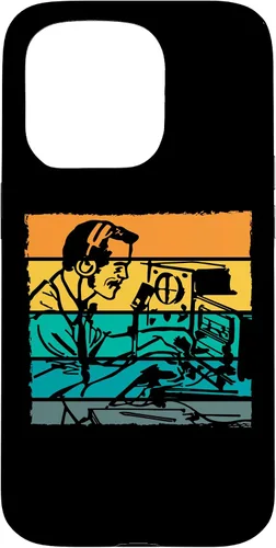 Vista 14 de iPhone 12 mini Retro Radio Vintage Broadcast Ham Radio Case