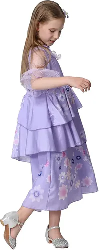 Vista 4 de ToBunm Isabela Costume for Girls Dress Outfit Cosplay Princess Tutu Dress Up for Halloween