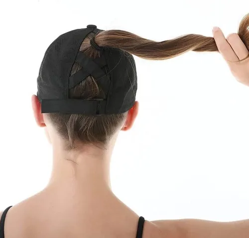 Vista 2 de MZDM Gorra de béisbol para mujer, con hebilla trasera, ajustable, para deportes al aire libre