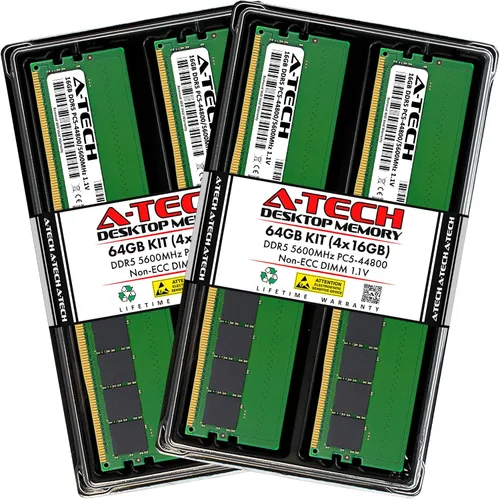 Vista 13 de A-Tech 8 GB de RAM para ASUS ROG Maximus Z890 (Hero/Hero BTF/Extreme) placa base DDR5 5600MHz PC5-44800 DIMM 1.1V 288-Pin no ECC UDIMM