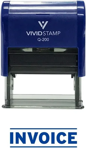 Vista 15 de Sello de goma autoentintado para facturas (tinta negra) - Mediano (paquete de 2)