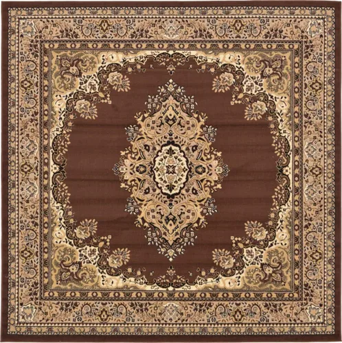 Vista 51 de Unique Loom - Alfombra de área estilo persa tradicional de la colección Reza, de 2 pies 2 pulgadas x 3 pies, colores negro y beige