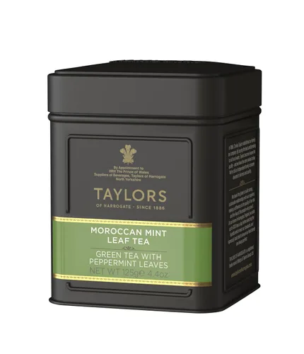 Vista 9 de Taylors of Harrogate Pétalo de rosa de China, té negro, hoja suelta, lata de 4.41 onzas, fragante, delicado y floral, con cafeína, té de hoja entera