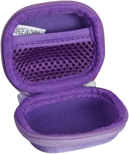 Vista 3 de Hermitshell Estuche rígido de viaje para auriculares inalámbricos JBL Vibe 200TWS (morado)