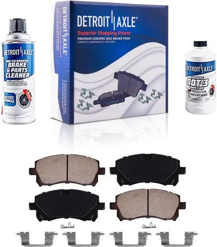 Vista 18 de Detroit Axle - Pastillas de Freno Delantero para Nissan Altima Maxima Sentra 350Z Cube Juke Versa INFINITI G35 I30 I35 Suzuki SX4 Crossover