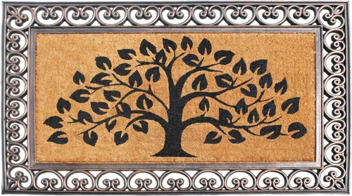 Vista 38 de A1HC Tapete para Puerta de Fibra de Coco Natural y Caucho, 30"x48" – Grueso, Duradero, Resistente, Anti-Desprendimiento, Resistente a la Medio