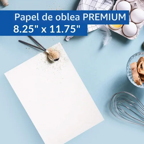 Vista 7 de Oasis Supply Paquete de 100 piezas de papel de oblea prémium para decoración de pasteles o alimentos, 8 x 11 pulgadas