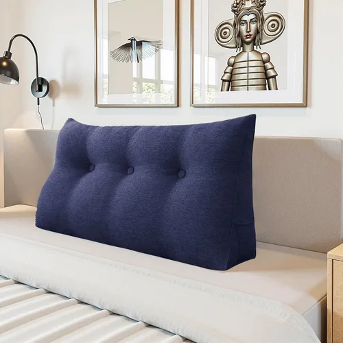 Vista 14 de Almohada de Cuña para Cabecero - Almohada Triangular para Cabecero de Cama, Almohada de Cuña para Descanso en la Cama, para Sentarse en la Cama