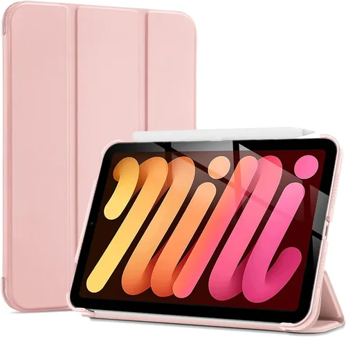 Vista 10 de ProCase Funda inteligente para iPad mini 7 A17 Pro 2024/iPad Mini 6 2021 8.3 pulgadas iPad mini 7ª/6ª generación, cubierta trasera dura para iPad