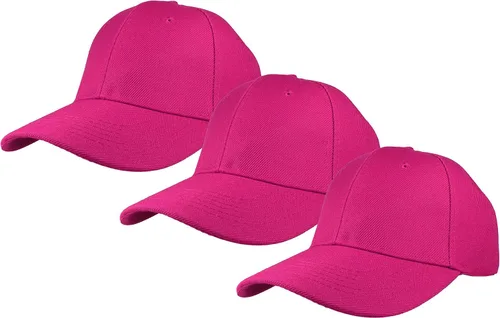 Vista 6 de Gelante - Gorra lisa de béisbol ajustable con correa trasera (3 unidades)