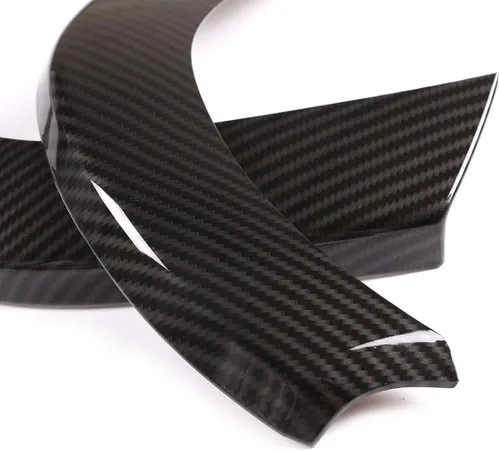 Vista 8 de YIWANG ABS fila trasera aire acondicionado salida lado decoración tiras ajuste 2 unids para BMW Serie 5 F10 520 525 2011-2017 Auto Accesorios
