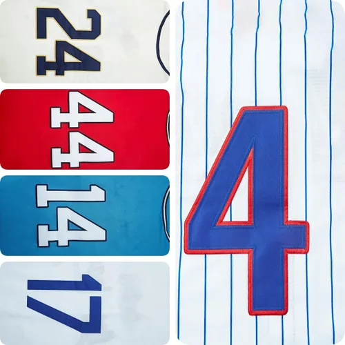 Vista 4 de Camiseta cosida de béisbol Milwaukee personalizada para hombres/mujeres/jóvenes para fanáticos de los deportes