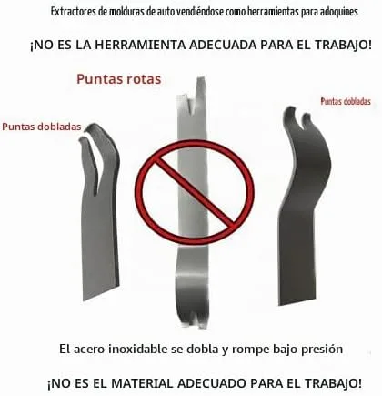 Vista 3 de Keyfit Tools U.S.A. - Extractor de pavimentadora PRO de 9 pulgadas, grado de contratista 4140, de acero endurecido y tratado térmicamente