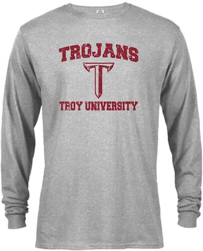 Vista 10 de Sport Your Gear Camiseta de manga larga con licencia oficial, estilo retro y envejecido para fanáticos universitarios