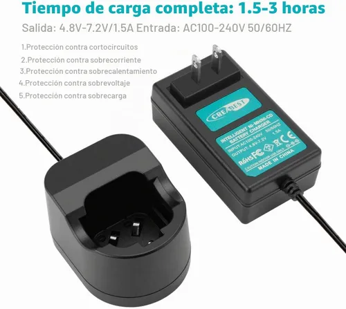 Vista 9 de CREABEST Paquete de 2 baterías Ni-MH de 4.8 V de 3500 mAh compatibles