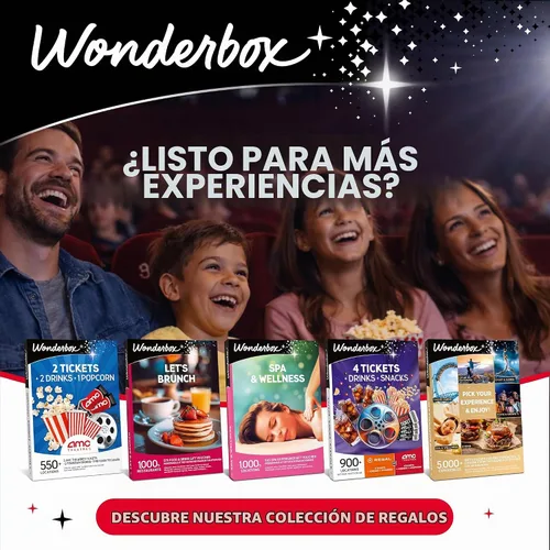 Vista 8 de Wonderbox - Regalo de noche de cine AMC para 2 - 2 entradas de cine