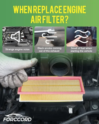 Vista 6 de Paquete de 2 filtros de aire de motor para Audi A3 2008-2013, Q3 2015-2018, TT 2009