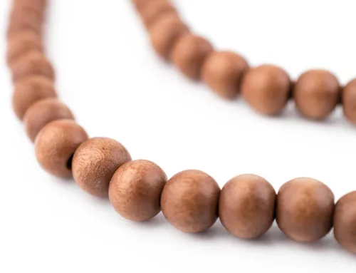 Vista 69 de TheBeadChest: cuentas de madera redondas naturales de 0.315 pulgadas, cuentas de madera sueltas espaciadoras para fabricar joyas, 4 tamaños