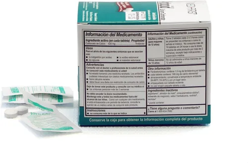 Vista 2 de Medi-First 80233 Tabletas antiácidas masticables de menta, 100
