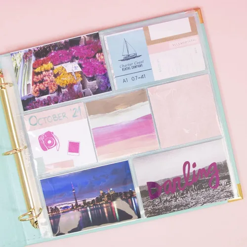 Vista 4 de Craftelier - Paquete de fundas protectoras transparentes para álbumes de fotos personalizados Incluye 10 fundas de 12" x 12" (30,5 x 30,5 cm)