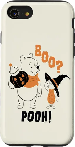 Vista 18 de iPhone 16 Disney Winnie the Pooh Boo Pooh Funda de Halloween