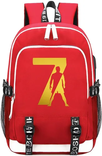 Vista 12 de Soccer Player 7 Mochila deportiva multifunción para viajes, portátil, para fanáticos del fútbol, para hombres y mujeres, negro - 2, Tamaño único