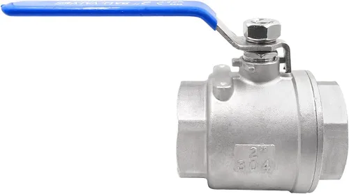 Vista 10 de Válvula de bola de acero inoxidable NPT 1 rosca (1-1/4 pulgadas de diámetro interior), válvula de cierre bidireccional para grifo de agua a gas