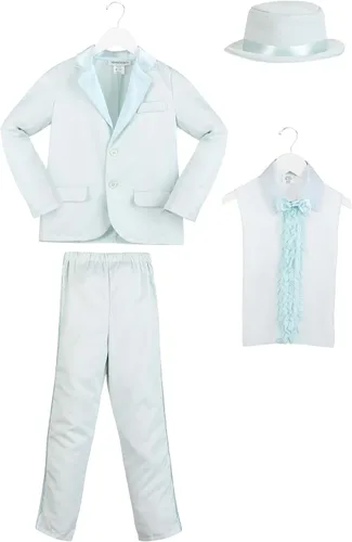 Vista 7 de Fun Costumes Disfraz de esmoquin azul para niño