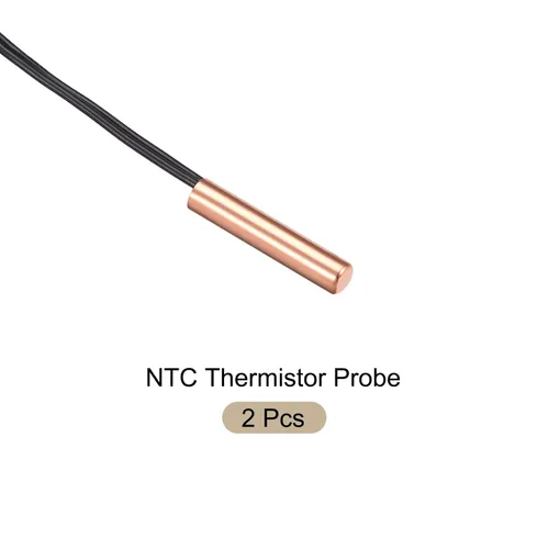 Vista 5 de Sonda de termistor NTC 10K 1.3ft Sonda de sensor de temperatura de cobre impermeable, [para transmisor digital de temperatura] - 2 piezas