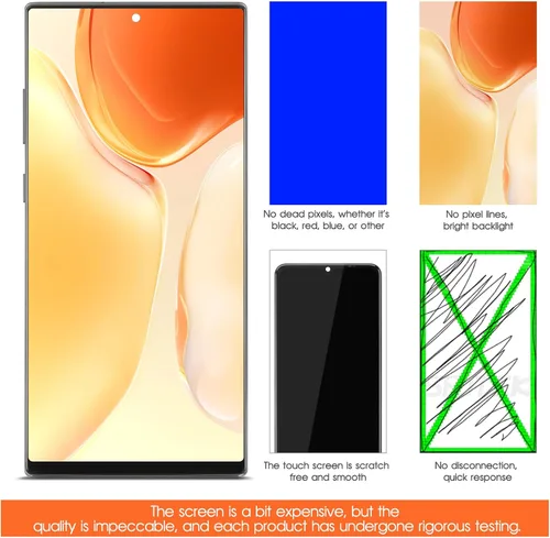 Vista 6 de INCELL - Pantalla de repuesto para Samsung Galaxy Note 10 Plus para Samsung Note 10 Plus, pantalla LCD SM-N975F SM-N975U LCD digitalizador táctil