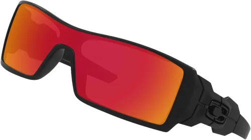 Vista 2 de BroLizard - Lente polarizada para gafas de sol Oakley Oil Rig, rojo