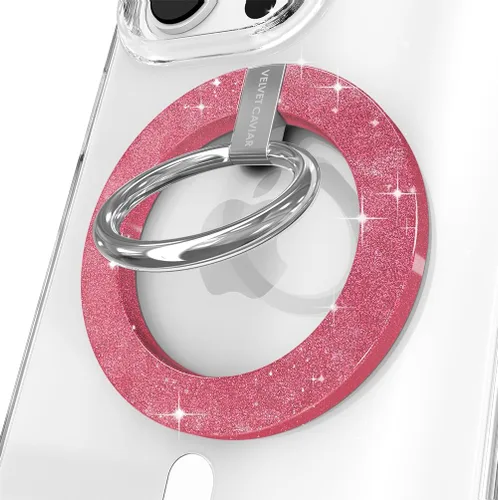 Vista 23 de VELVET CAVIAR Compatible con MagSafe Phone Grip – Soporte de anillo magnético con soporte ajustable – Accesorios MagSafe extraíbles para iPhone 16