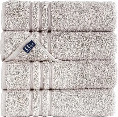 Vista 85 de Juego de 6 toallas de baño negras para baño, algodón turco original, suave, absorbente y de primera calidad, 2 toallas de baño, 2 manos y 2 toallas