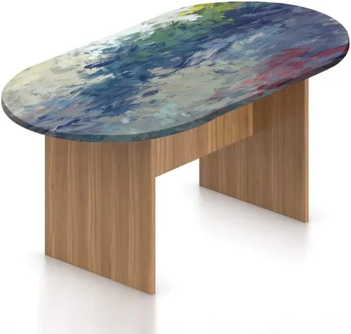 Vista 9 de Mantel ajustable ovalado de poliéster elástico para niños, planetas dibujados a mano, asteroides, constelaciones, monocromo, universo, estampado