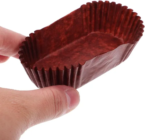 Vista 4 de DOITOOL 1000 vasos de papel ovalados para tartas, forma de barco, a prueba de grasa, forros para cupcakes, resistentes a altas temperaturas