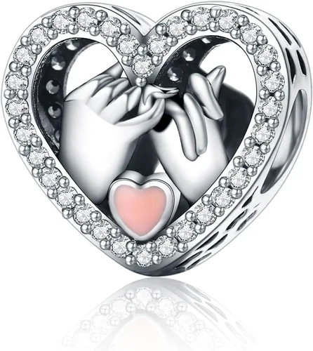 Vista 84 de Abalorios de plata de ley 925 con letras de la A ~ Z, para pulseras, collares, Día de San Valentín, Día de la Madre, joyería regalos para mujeres