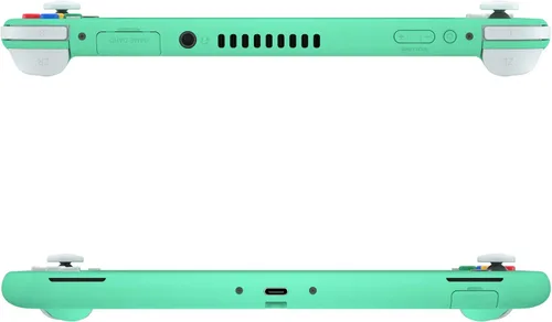 Vista 9 de eXtremeRate Soft Touch Mint Green DIY Replacement Shell for Nintendo Switch Lite, NSL Handheld Controller Housing wScreen Protector, Custom Case